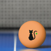 Black Cat Ping Pong Ball (Net)