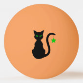Black Cat Ping Pong Ball (Achterkant)