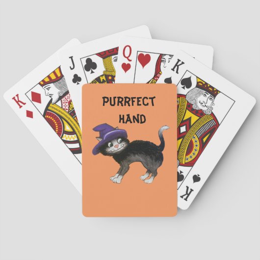 Black Cat Pokerkaarten (Achterkant)
