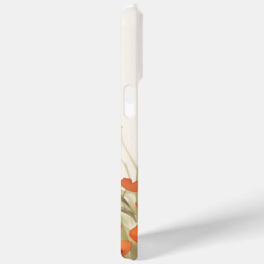 Black Cat Poppy Meadow Case-Mate iPhone Case (Achterkant / Rechts)