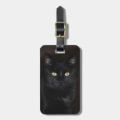 Black Cat Portrait Bagagelabel (Voorkant verticaal)