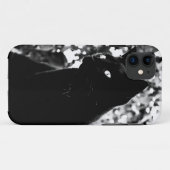 Black Cat Portrait Foto Case-Mate iPhone Case (Achterkant (horizontaal))