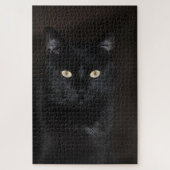 Black Cat Portrait Legpuzzel (Verticaal)