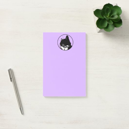 Black Cat Post-It Notes (Kantoor)
