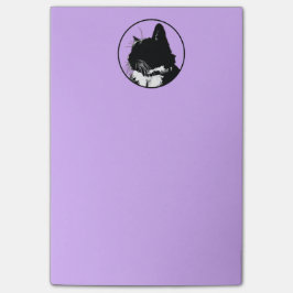 Black Cat Post-It Notes