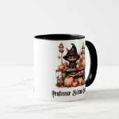 Black Cat Professor Salem Cackles Halloween Mok (Voorkant rechts)