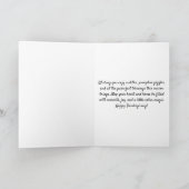 Black Cat & Pumpkin Greeting Card Bedankkaart (Binnen)