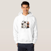 Black Cat Pumpkin Hoodie (Voorkant volledig)