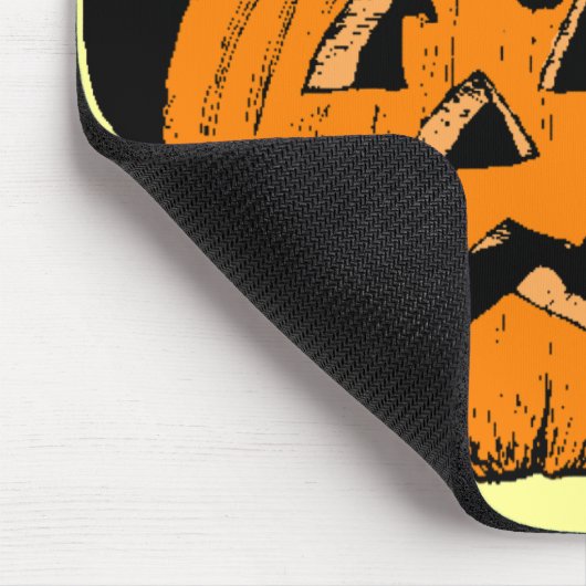 Black Cat Pumpkin Muismat (Hoek)