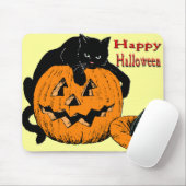 Black Cat Pumpkin Muismat (Met muis)