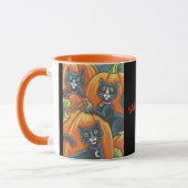 Black Cat Pumpkin Patch Halloween MOK (Links)