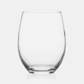 Black Cat Pumpkin Wijnglas Zonder Voet (Rechts)