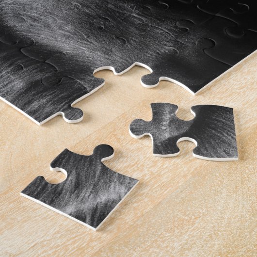 Black Cat Puzzle Legpuzzel (Zijkant)