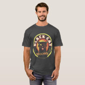 Black Cat Records Bold Label T-shirt – Retro (Unis (Voorkant volledig)