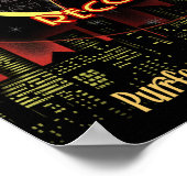 Black Cat Records Poster – Retro Jazz Club Vinyl (Hoek)