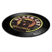 Black Cat Records snijplank – Retro Vinyl Jazz (Hoek)