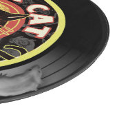 Black Cat Records snijplank – Retro Vinyl Jazz (Hoek)