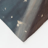 Black Cat Roller Onderzetter Kerst Fleece Deken (Hoek)