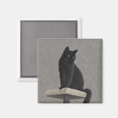 Black Cat Royalty Magneet (Voorkant / Achterkant)