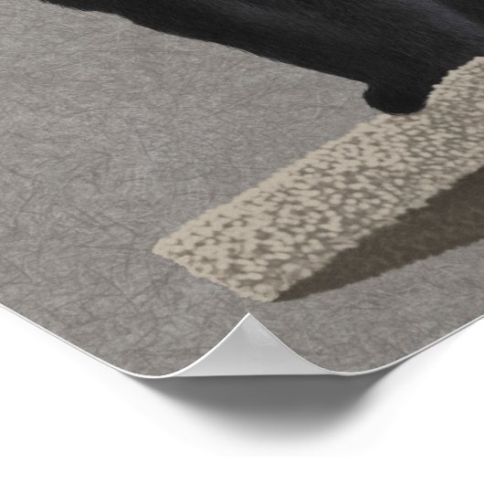 Black Cat Royalty Poster (Hoek)