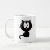 Black Cat Scardy Cat Halloween Gift Koffiemok (Links)