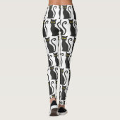 Black Cat Schattige Leggings (Achterkant)