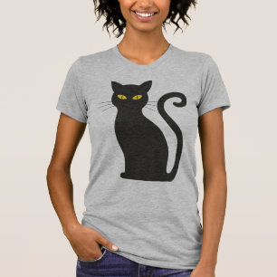 Black Cat Schattige T-shirt