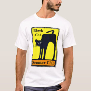 Black Cat Scooter Club, bewerken tekst T-shirt