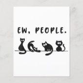 Black cat shirt grappige vrouwen nieuw mensen meow (Achterkant)