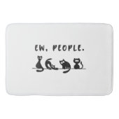 Black cat shirt grappige vrouwen nieuw mensen meow badmat (Voorkant)