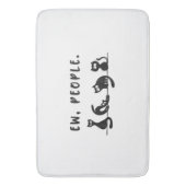 Black cat shirt grappige vrouwen nieuw mensen meow badmat (Voorkant Verticaal)