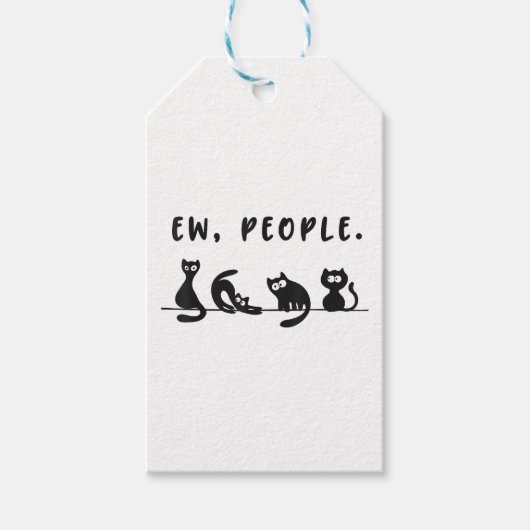 Black cat shirt grappige vrouwen nieuw mensen meow cadeaulabel (Voorkant)