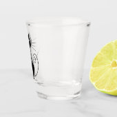 Black cat shot glass glas (Rechts)