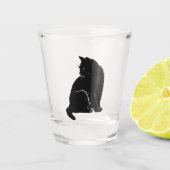 Black Cat Shot Glass Shot Glas (Voorkant)