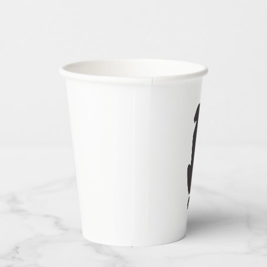 Black Cat Silhouet papieren bekers (Rechts)