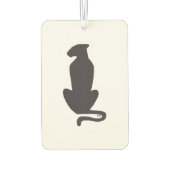 Black Cat Silhouette auto luchtverfrisser (Achterkant)