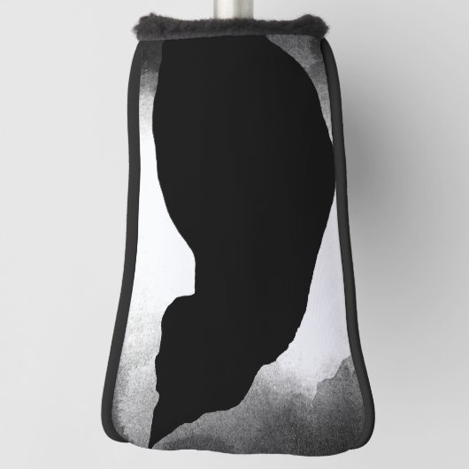 Black Cat Silhouette Golfheadcover (Draai 90)