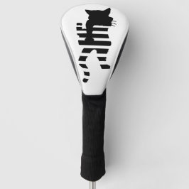 Black Cat Silhouette Golfheadcover