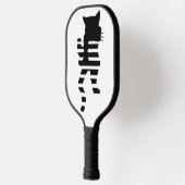 Black Cat Silhouette Pickleball Paddle (Links)
