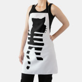 Black Cat Silhouette Schort (Insitu)