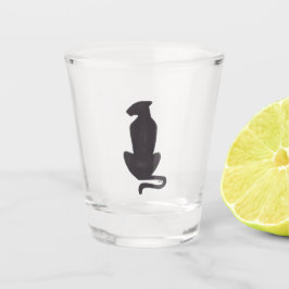 Black Cat Silhouette shot glas