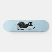 BLACK CAT SKATEBOARD BLUE DECK (Horizontaal)