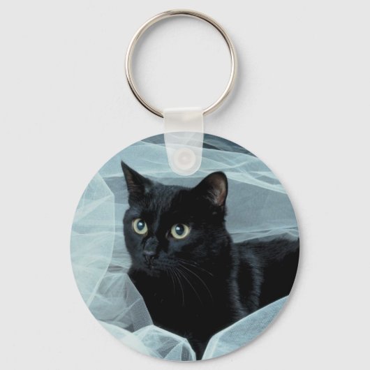 Black Cat Sleutelhanger (Voorkant)
