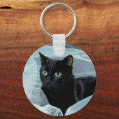 Black Cat Sleutelhanger (Voorkant)
