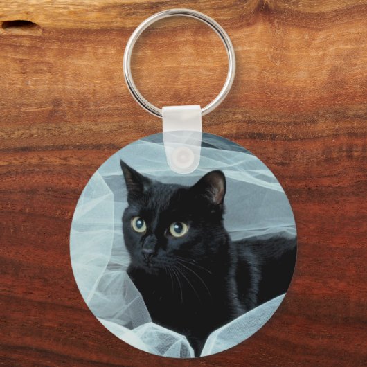Black Cat Sleutelhanger (Voorkant)