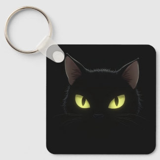 Black Cat Sleutelhanger