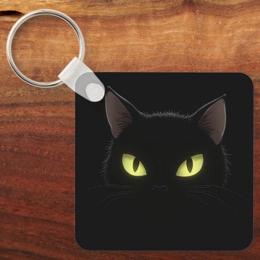 Black Cat Sleutelhanger (Voorkant)