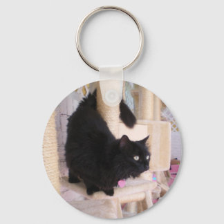 Black Cat-Sleutelhanger met rokerige Sleutelhanger
