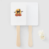 Black Cat Social Club, Ghots Cat, Retro Halloween, Handwaaier (Voorkant en achterkant)