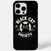 Black Cat Society Case-Mate iPhone Case (Achterkant)